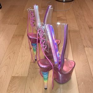 Dollskill magic dancer unicorn platform heels